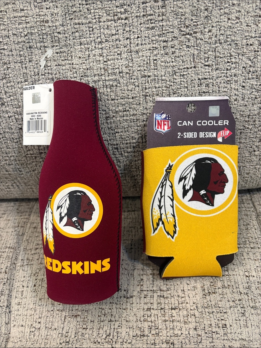 NFL Washington Redskins Can Cooler and Bottle Koozie - NWT
